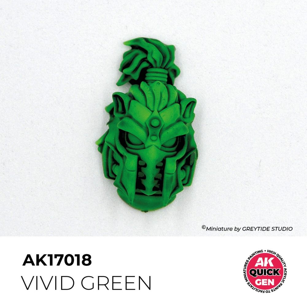 AK17018 - Quick Gen - Vivid Green 18 ml - 鮮明綠色 18ml-細節圖2