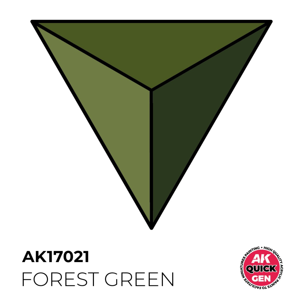 AK17021 - Quick Gen - Forest Green 18 ml - 叢林綠色 18ml-細節圖3
