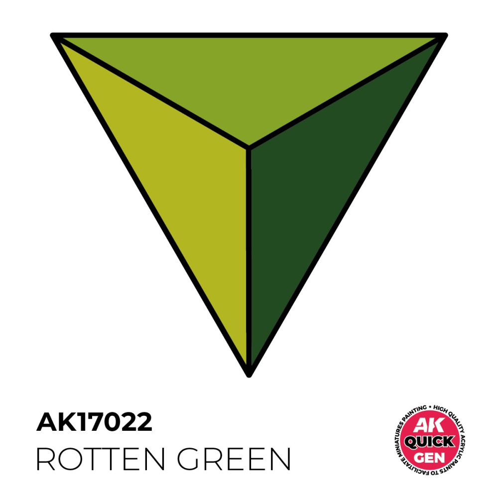 AK17022 - Quick Gen - Rotten Green 18 ml - 腐敗綠色 18ml-細節圖3