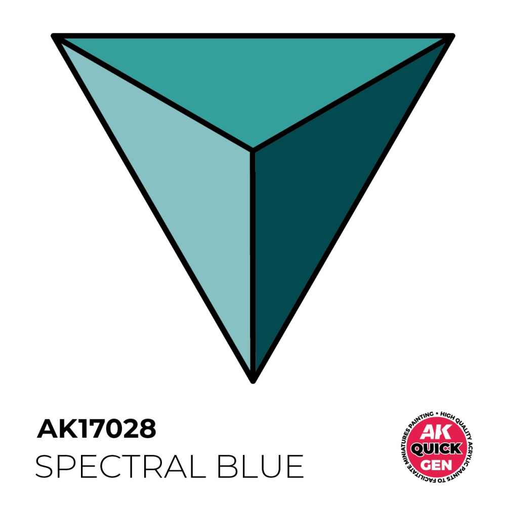 AK17028 - Quick Gen - Spectral Blue 18 ml - 靈體藍色 18ml-細節圖3