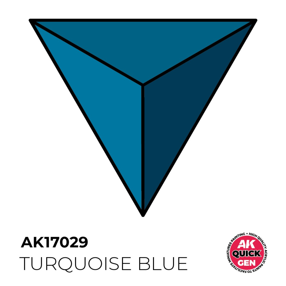 AK17029 - Quick Gen - Turquoise Blue 18 ml - 綠松藍色 18ml-細節圖3