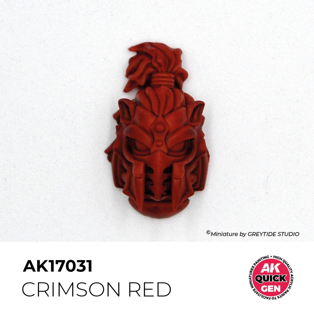 AK17031 - Quick Gen - Crimson Red 18 ml - 緋紅色 18ml-細節圖2