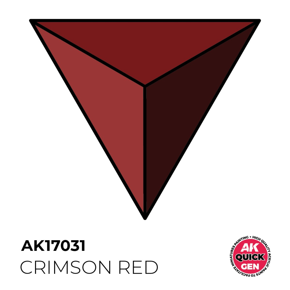 AK17031 - Quick Gen - Crimson Red 18 ml - 緋紅色 18ml-細節圖3