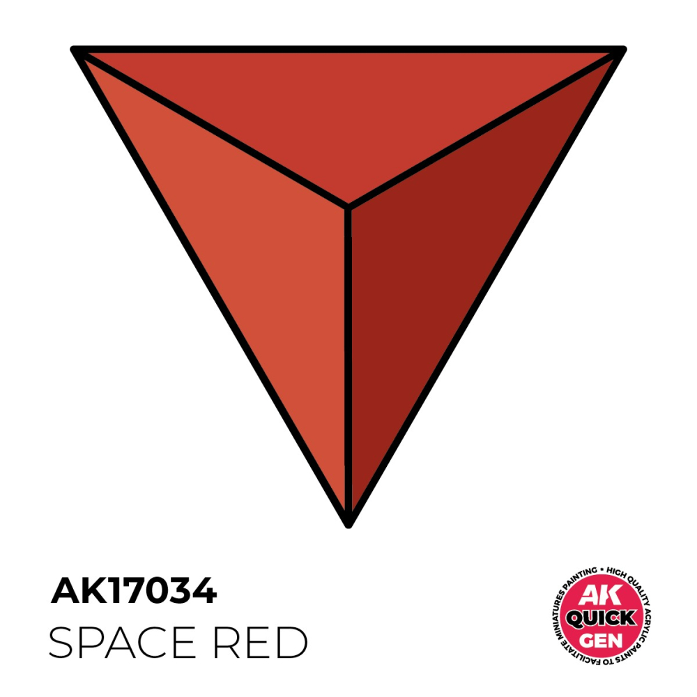 AK17034 - Quick Gen - Space Red 18 ml - 宇宙紅色 18ml-細節圖3