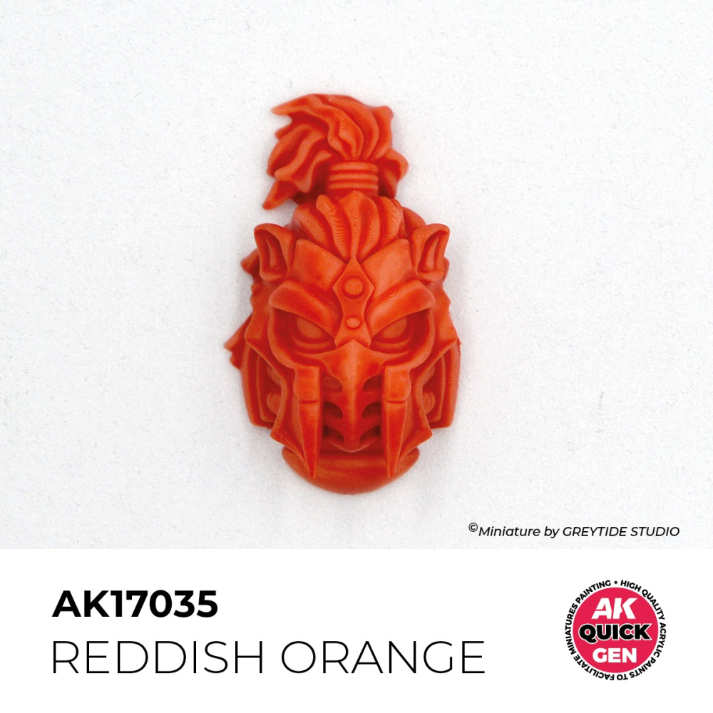 AK17035 - Quick Gen - Reddish Orange 18 ml - 紅橙色 18ml-細節圖2