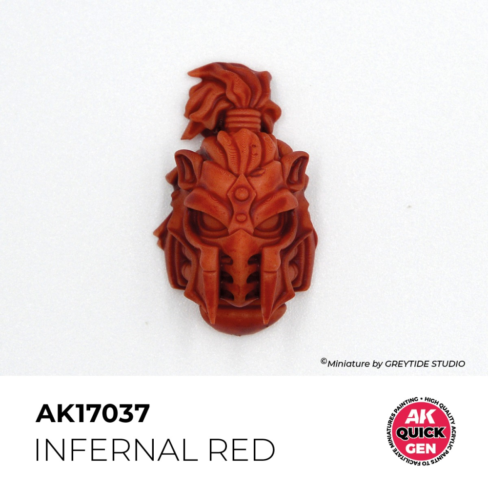 AK17037 - Quick Gen - Infernal Red 18 ml - 煉獄紅色 18ml-細節圖2