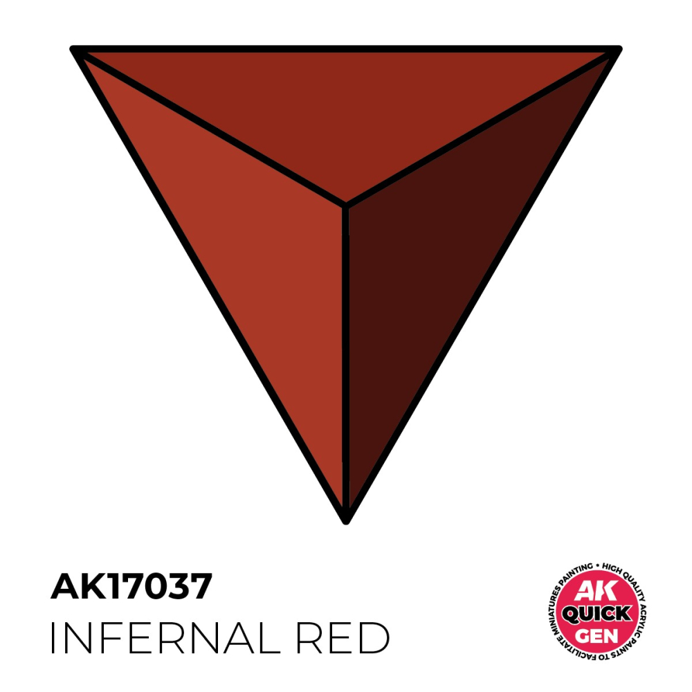 AK17037 - Quick Gen - Infernal Red 18 ml - 煉獄紅色 18ml-細節圖3
