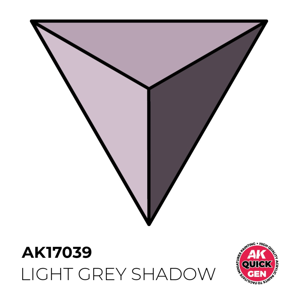 AK17039 - Quick Gen - Light Grey Shadow 18 ml - 暗影亮灰色 18ml-細節圖3