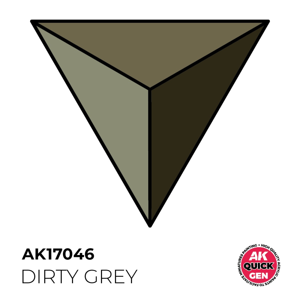 AK17046 - Quick Gen - Dirty Grey 18 ml - 污垢灰色 18ml-細節圖3