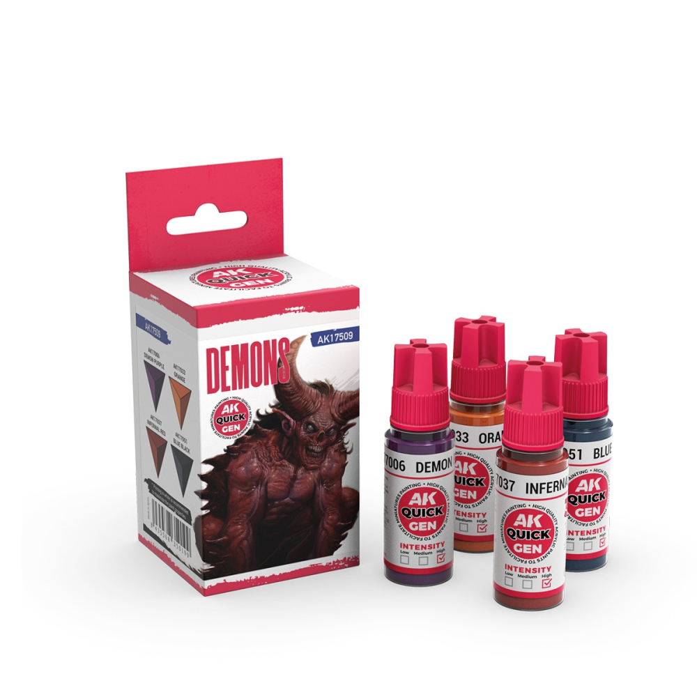 AK17509 - Quick Gen - Demons 4 Paints - 惡魔 4色-細節圖2