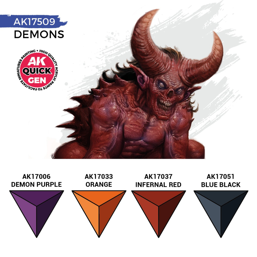 AK17509 - Quick Gen - Demons 4 Paints - 惡魔 4色-細節圖3