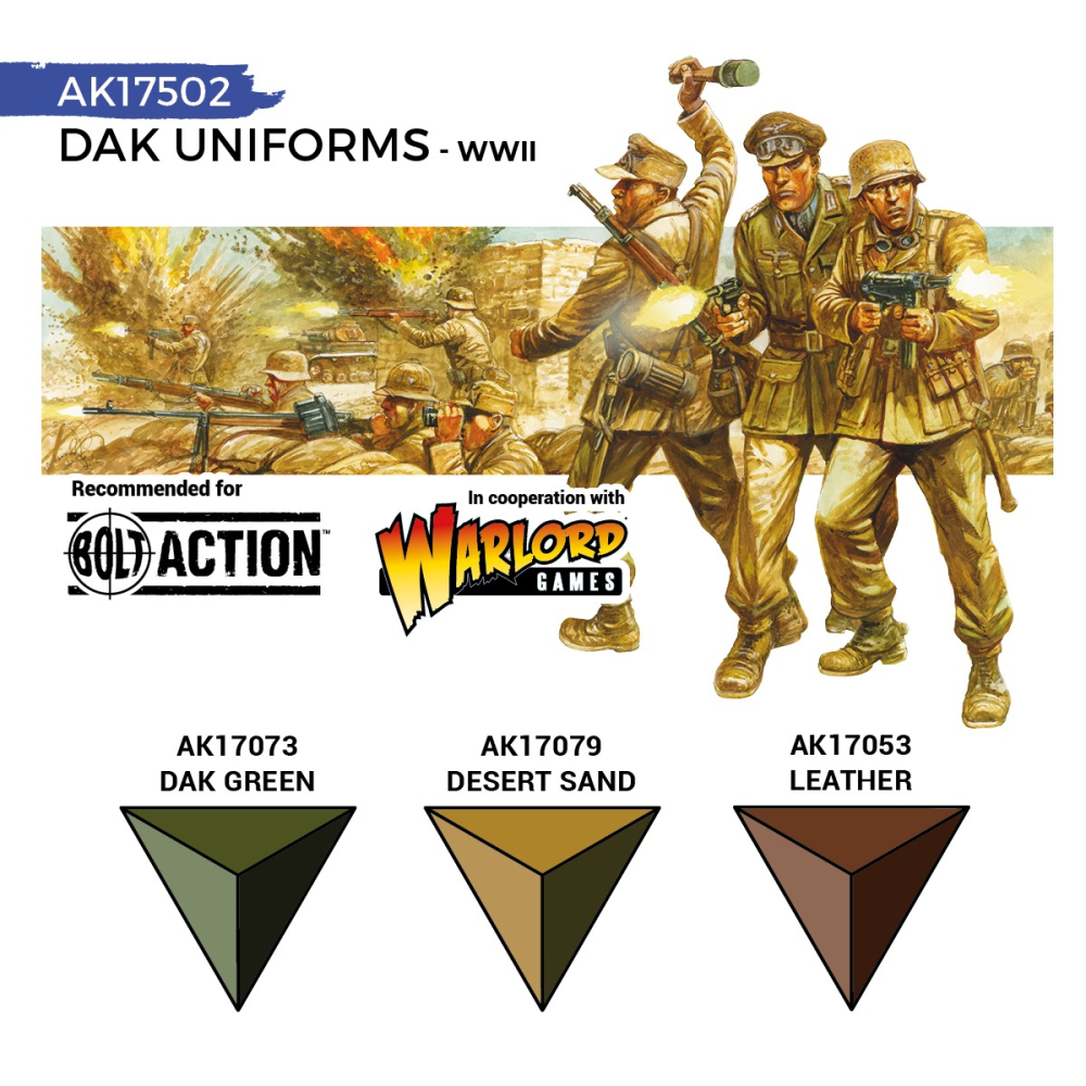 AK17502-Quick Gen-German Dak Uniforms 3 Paints-德軍Dak制服 3色-細節圖3