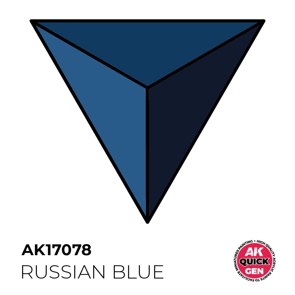 AK17078 - Quick Gen - Russian Blue 18 ml - 俄軍藍色 18ml-細節圖3