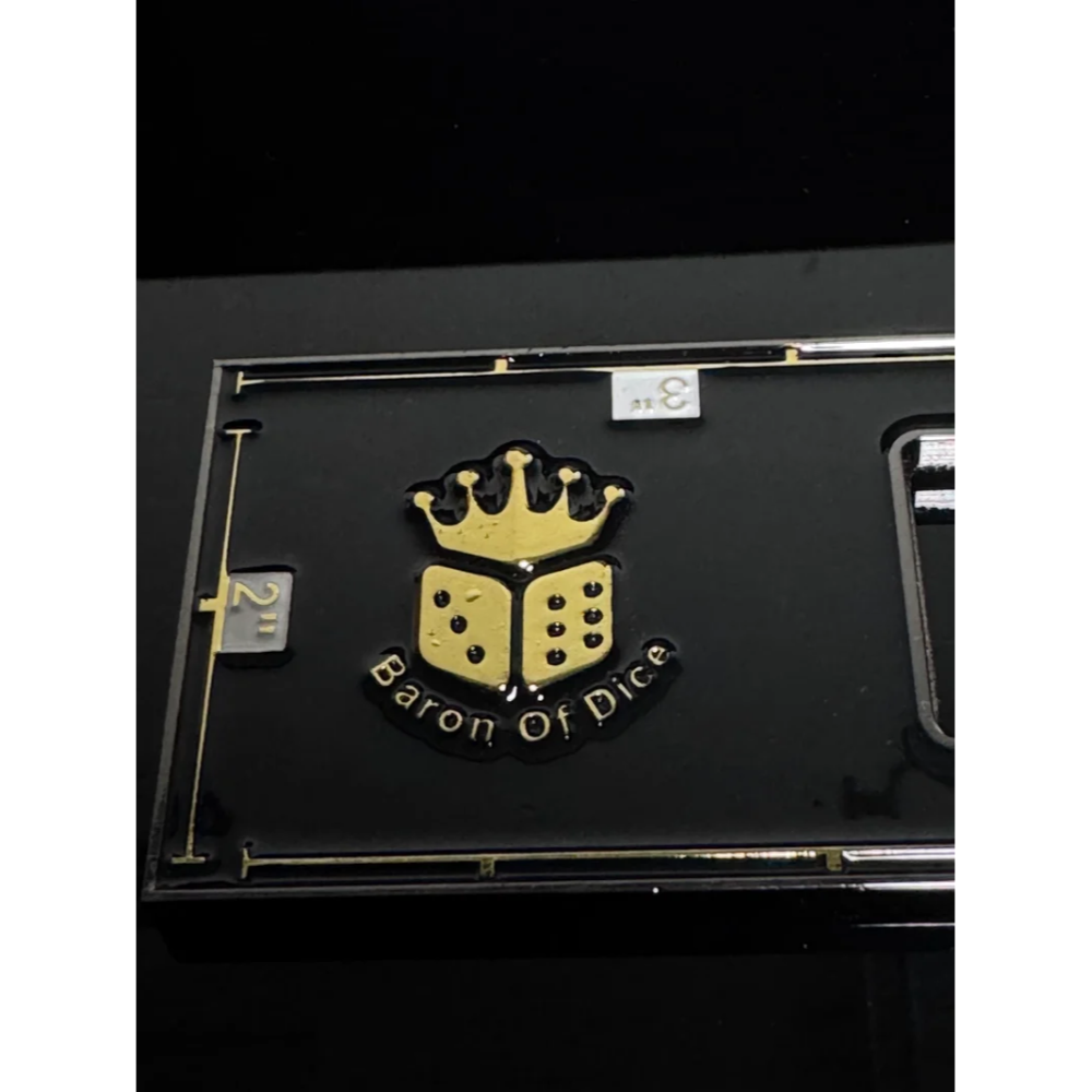 Baron of Dice-Metal Combat Gauge-Knights Templar金屬測距尺-聖堂武士-白-細節圖3