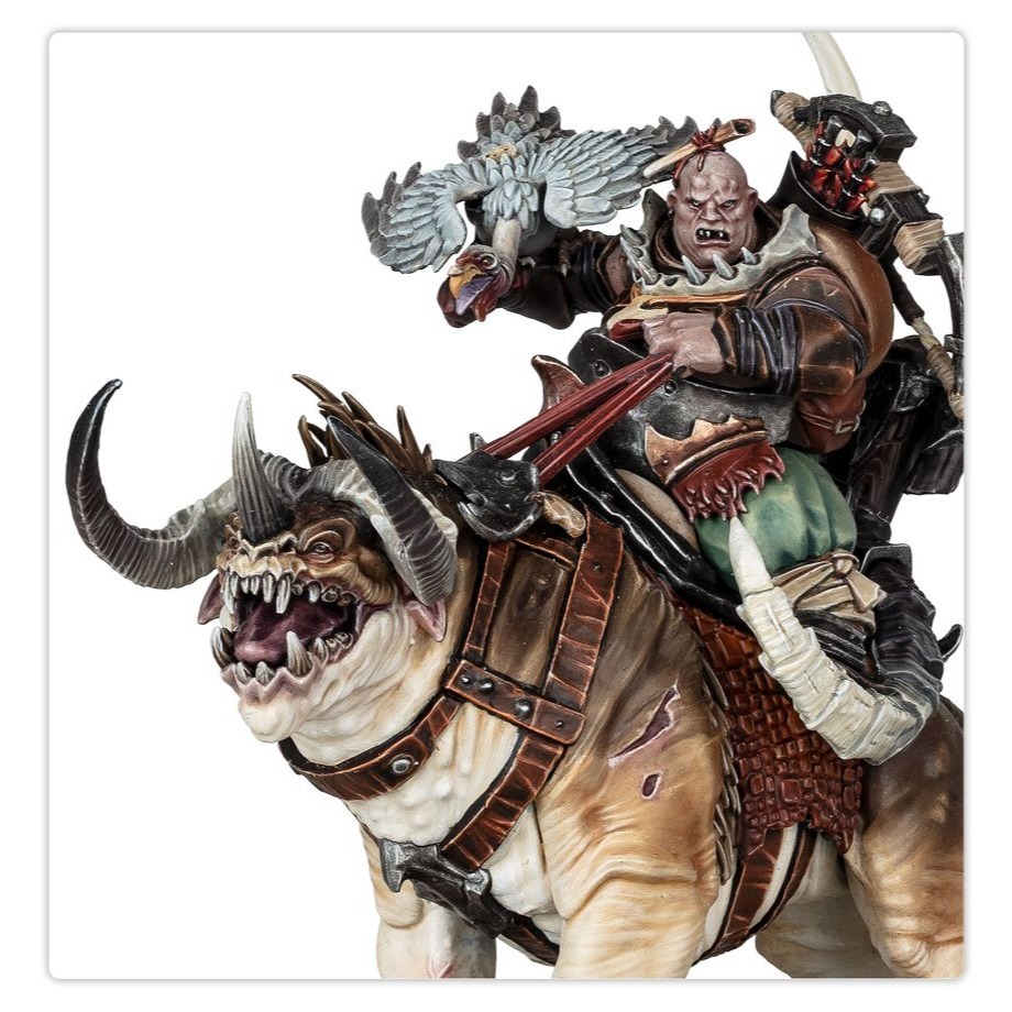 【戰鎚AOS】Ogor Mawtribes: Maulbeast Raiders/Cavalry - 撕咬獸劫掠者-細節圖3