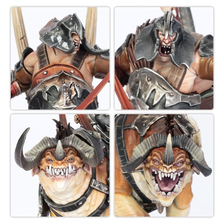 【戰鎚AOS】Ogor Mawtribes: Maulbeast Raiders/Cavalry - 撕咬獸劫掠者-細節圖4