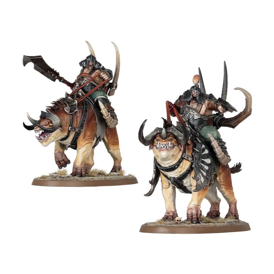 【戰鎚AOS】Ogor Mawtribes: Maulbeast Raiders/Cavalry - 撕咬獸劫掠者-細節圖5