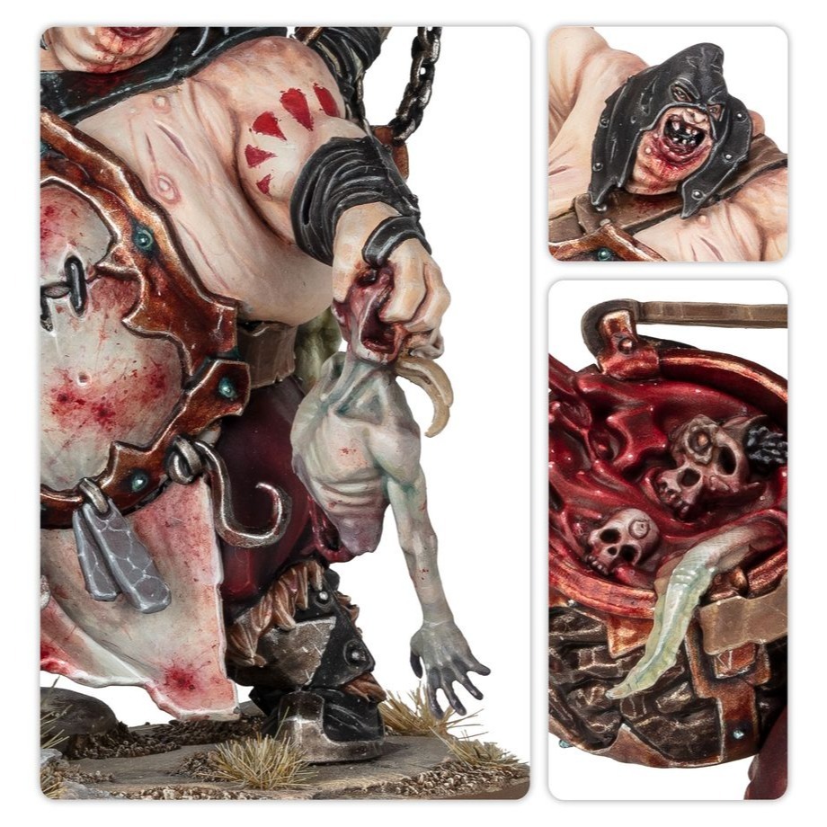 【戰鎚AOS】Ogor Mawtribes: Butcher - 食人魔大胃部落：屠夫-細節圖3