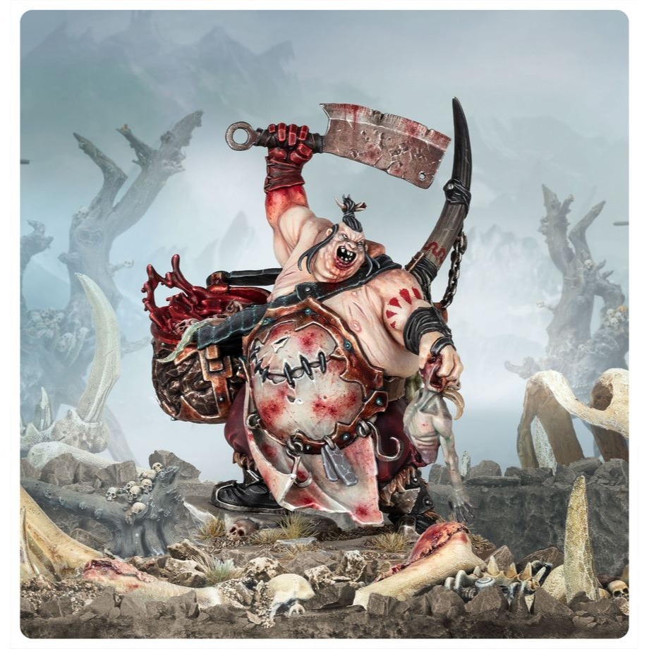 【戰鎚AOS】Ogor Mawtribes: Butcher - 食人魔大胃部落：屠夫-細節圖4