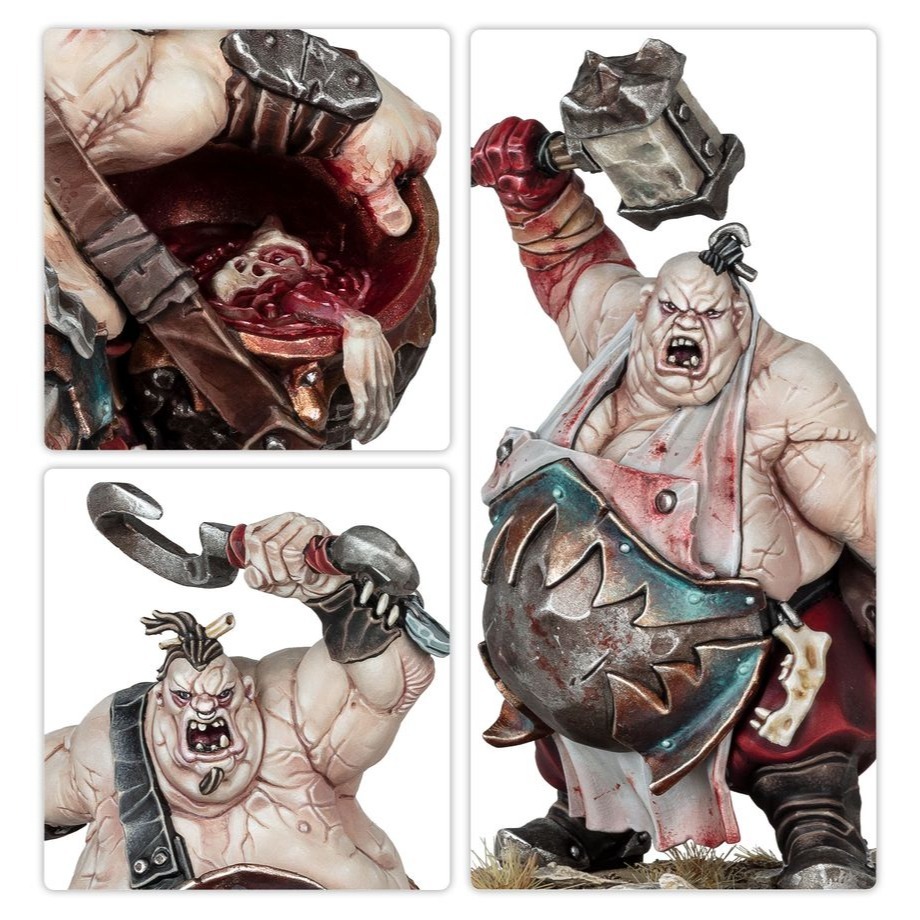 【戰鎚AOS】Ogor Mawtribes: Cleavers/Gutseers - 食人魔大胃部落：屠刀幫-細節圖4