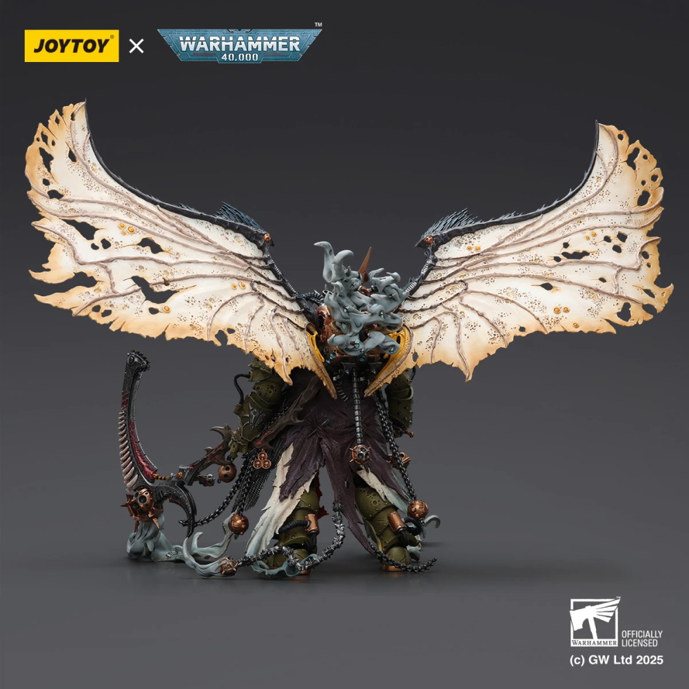 【JoyToy】Mortarion- 莫塔里安 -納垢惡魔原體配備古代武器提燈和寂靜之鐮-細節圖3