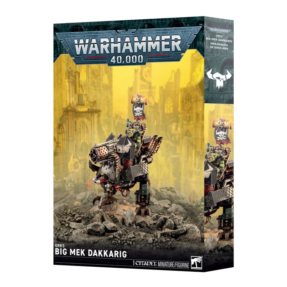 【戰鎚40K】Orks: Big Mek Dakkarig - 歐克蠻人：突突大技甲