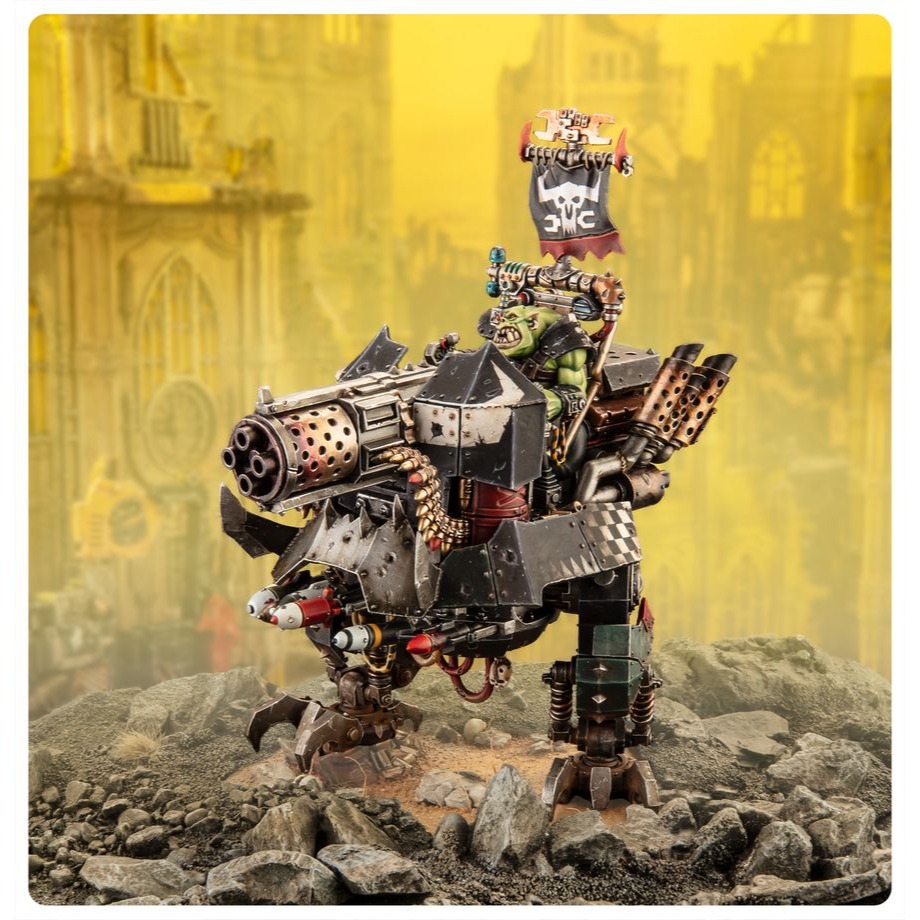 【戰鎚40K】Orks: Big Mek Dakkarig - 歐克蠻人：突突大技甲-細節圖3