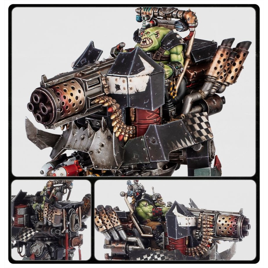 【戰鎚40K】Orks: Big Mek Dakkarig - 歐克蠻人：突突大技甲-細節圖4