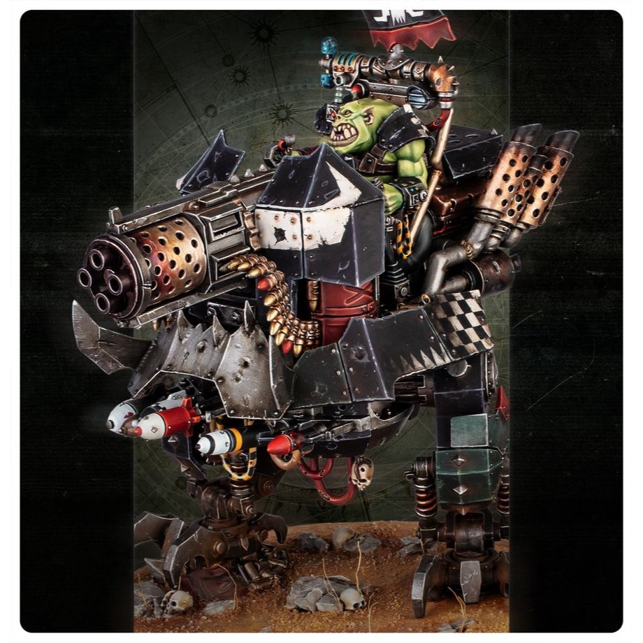 【戰鎚40K】Orks: Big Mek Dakkarig - 歐克蠻人：突突大技甲-細節圖5