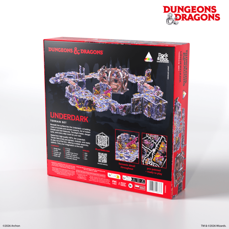 Dungeons & Dragons© Underdark Pre-Painted Terrain Set-細節圖2