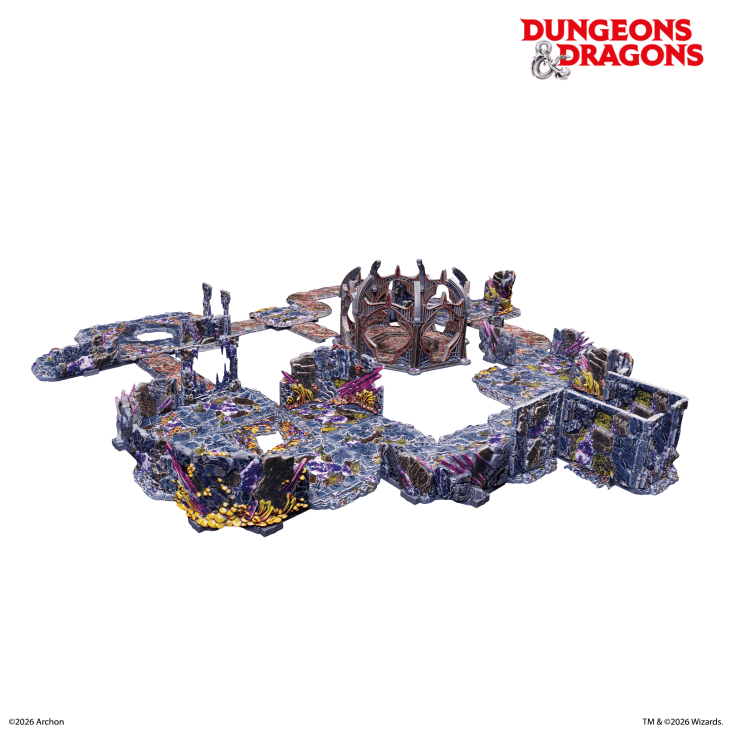 Dungeons & Dragons© Underdark Pre-Painted Terrain Set-細節圖3