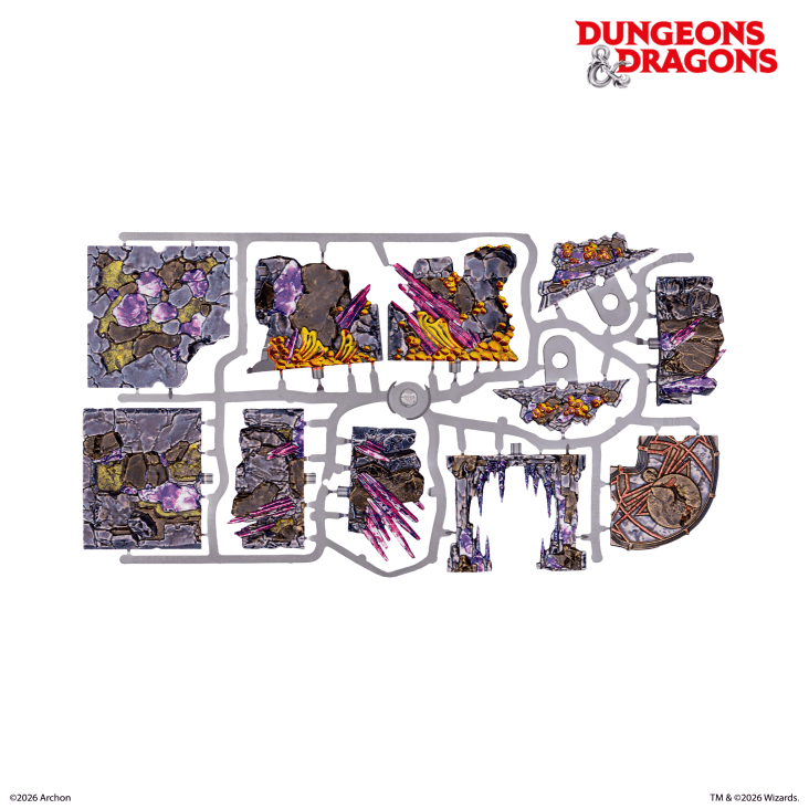 Dungeons & Dragons© Underdark Pre-Painted Terrain Set-細節圖8