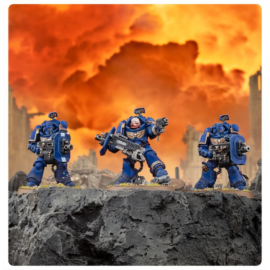 Space Marines:星際戰士：裝備重型爆彈槍的根除者小隊-細節圖4