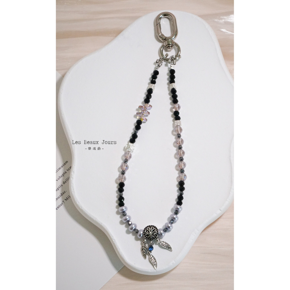 【樂波廚】幸の網｜捕夢網手機鍊｜幸運守護・手作設計掛繩-細節圖2