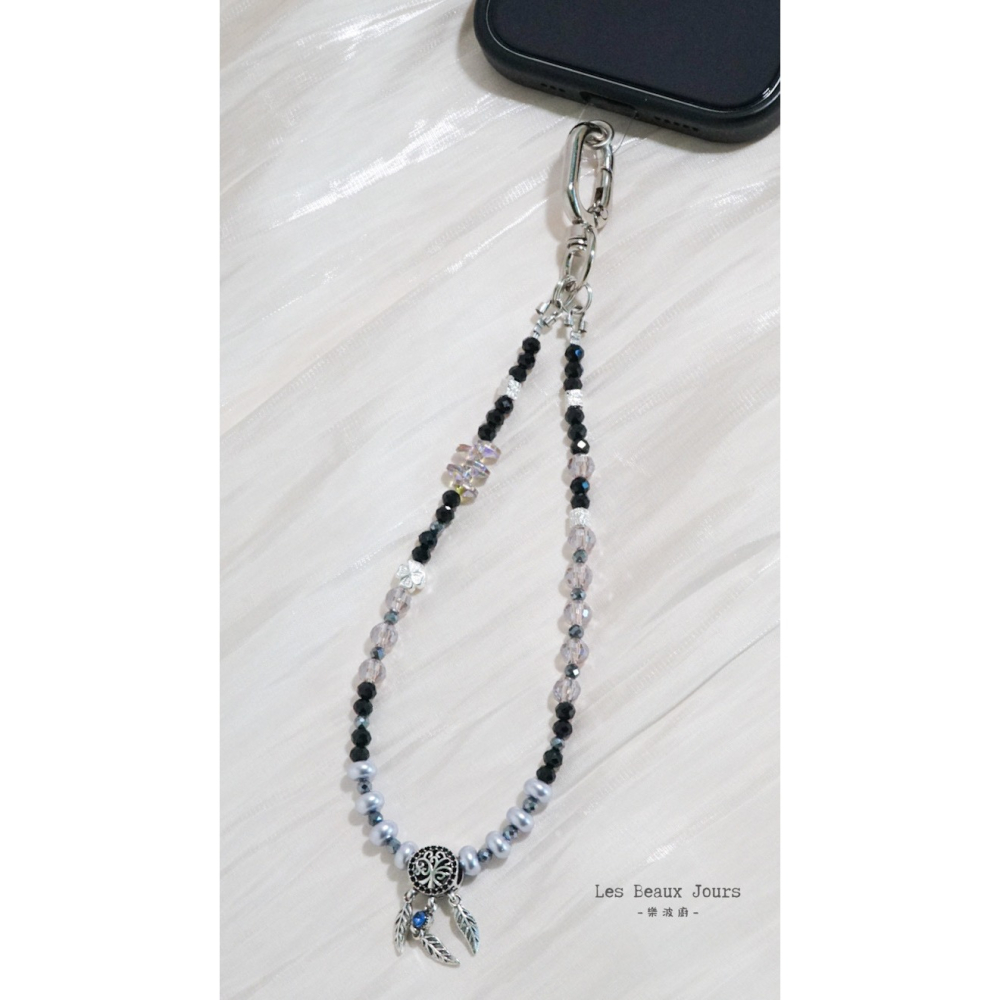 【樂波廚】幸の網｜捕夢網手機鍊｜幸運守護・手作設計掛繩-細節圖4