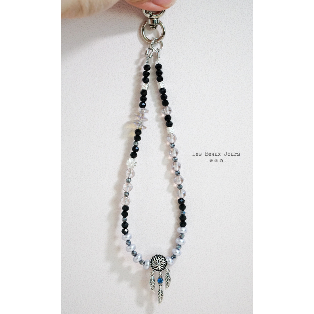 【樂波廚】幸の網｜捕夢網手機鍊｜幸運守護・手作設計掛繩-細節圖5