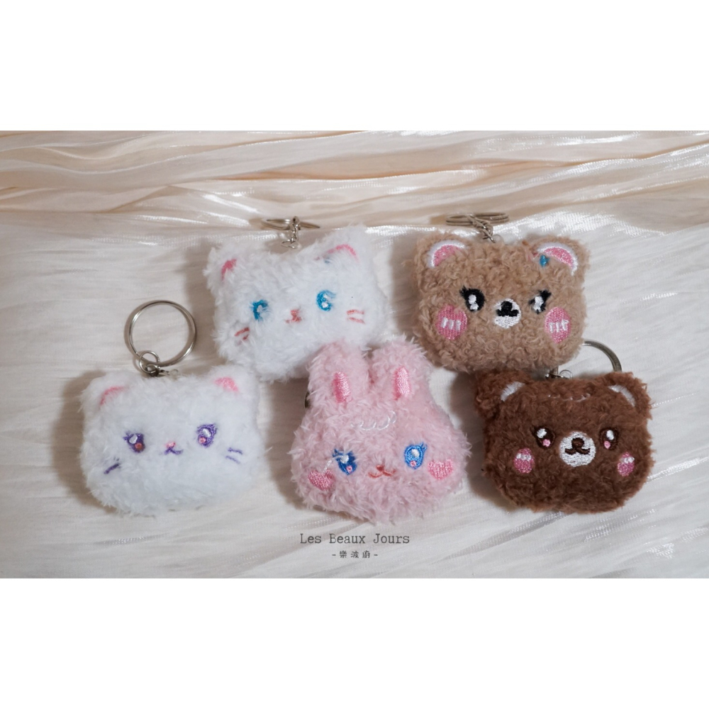 【樂波廚｜闆娘精選】療癒絨毛鑰匙圈 ｜可愛造型掛飾｜多款可選 / 吊飾 / 掛飾 / 鑰匙圈-細節圖8
