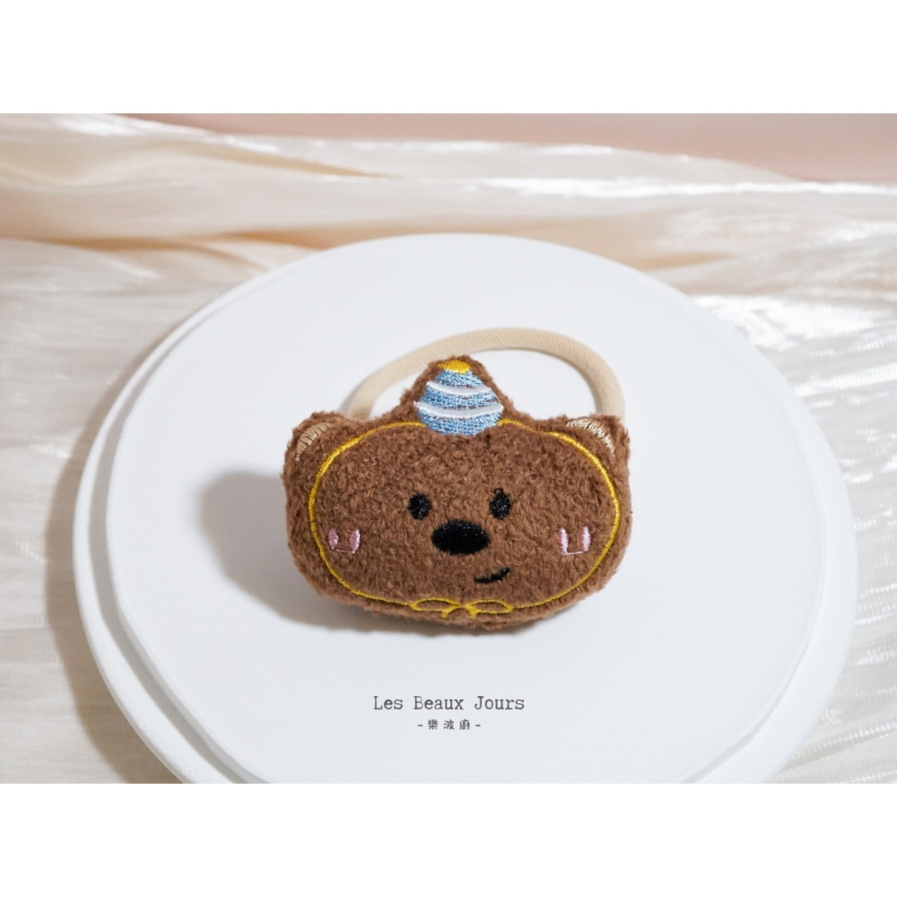 【樂波廚｜闆娘精選】韓系生日帽小動物髮圈｜四款可選｜可愛療癒 大人小孩皆可配戴-細節圖3