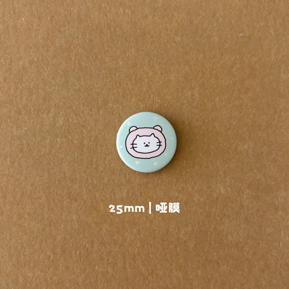 小貓徽章（10/27）-規格圖1