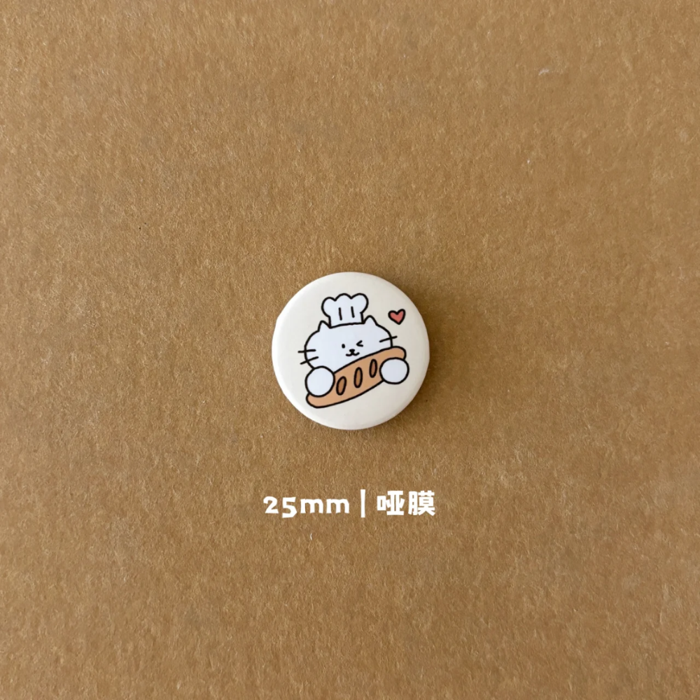 小貓徽章（10/27）-規格圖1