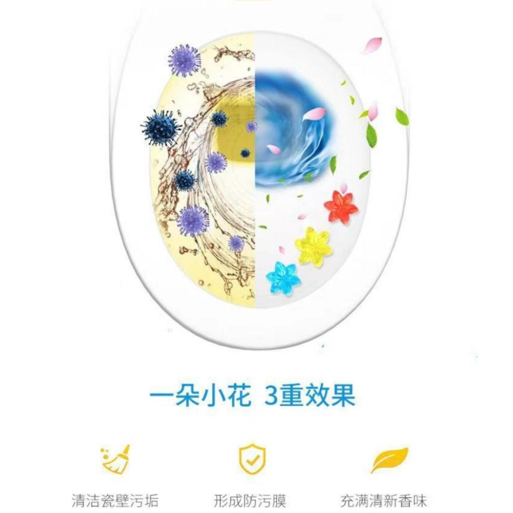 🎉買10再送1《隨機》🌈台灣現貨🇹🇼《🥰暖心柑仔店》一週一次 一管3個月 清新除臭小花 馬桶小花 香氛除臭凝膠-細節圖5
