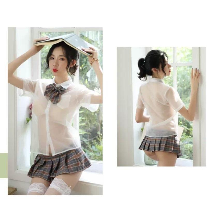 💟特價衝評 慶開幕《😙性福暖心柑仔店》學生製服 透明水手服 製服的誘惑 不退換貨-細節圖3