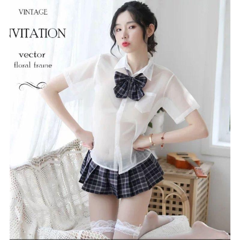 💟特價衝評 慶開幕《😙性福暖心柑仔店》學生製服 透明水手服 製服的誘惑 不退換貨-細節圖6