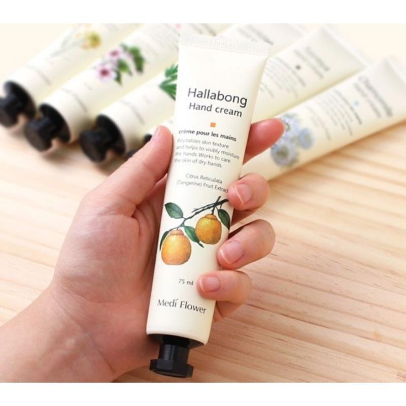 正貨現貨團💟特價衝評慶開幕《😙暖心柑仔店》滿6送禮盒2028.3.8 MediFlower韓國濟州島美麗花園護手含玻尿酸-細節圖5