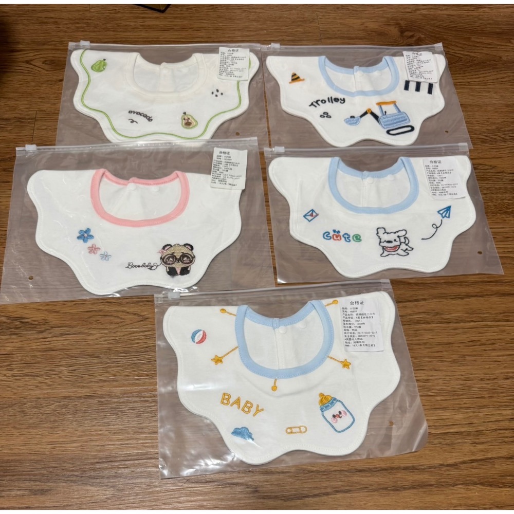 刺繡口水巾-細節圖3