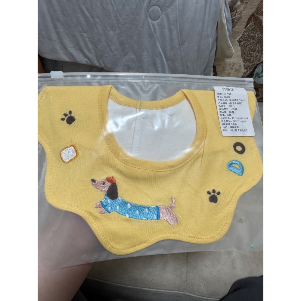 刺繡口水巾-規格圖3