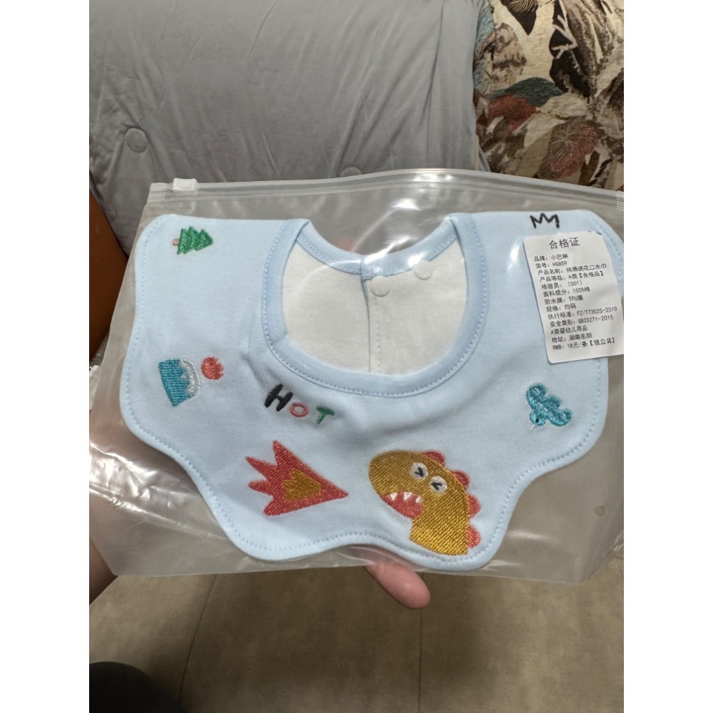 刺繡口水巾-規格圖3