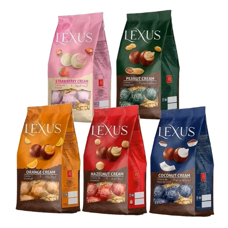 【Eileen小舖】 蕾克斯可可球 花生風味 1000g Lexus Peanut Cream 零食 巧克力-細節圖2