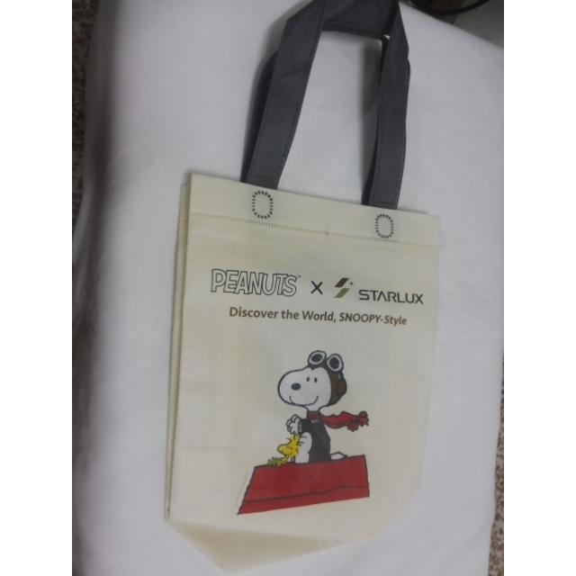星宇航空 史奴比 snoopy 購物袋 史努比 環保袋 免稅品袋子 手提袋 starlux-細節圖2