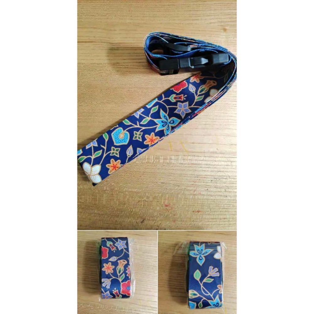 新加坡航空 新航 頸繩/行李吊牌/卡套/行李束帶 航空紀念品 Singapore Airlines 蠟染 制服花紋 周邊-細節圖5